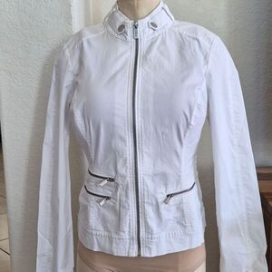 Guess Cotton Zip Up Jacket SZ Small